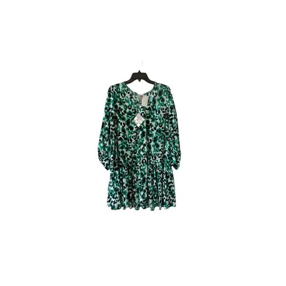 Baum Und Pferdgarten Floating Flower Green Anise Cotton Mini Dress Women’s Size - Picture 4 of 8